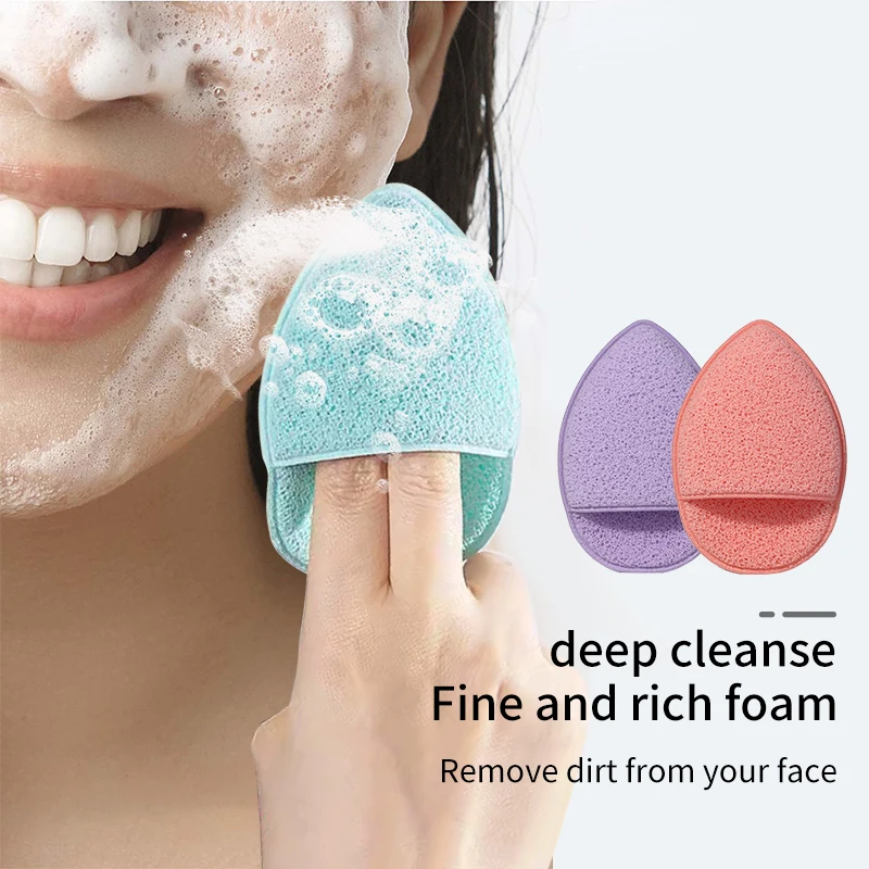 LMLTOP Reusable Makeup Remover Puff Face Sponge For Cleansing Body Exfoliating Scrub Esponja Cellulose Facial Sponge