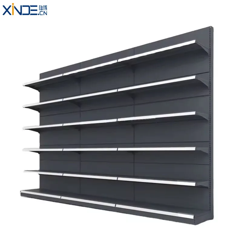 XINDE Factory Price Grocery Shelving High Quality Shop Display Shelving Metal Rack Shelf Supermarket Gondola Shelf