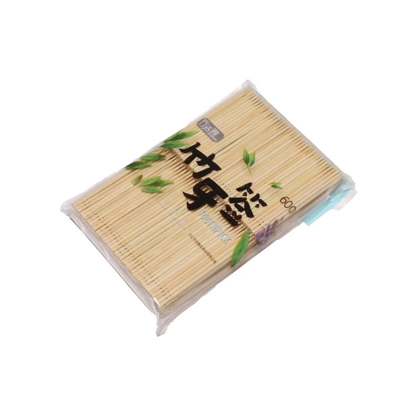 Hot Sale Bamboo Disposal Tooth Cleaning Picks Care for