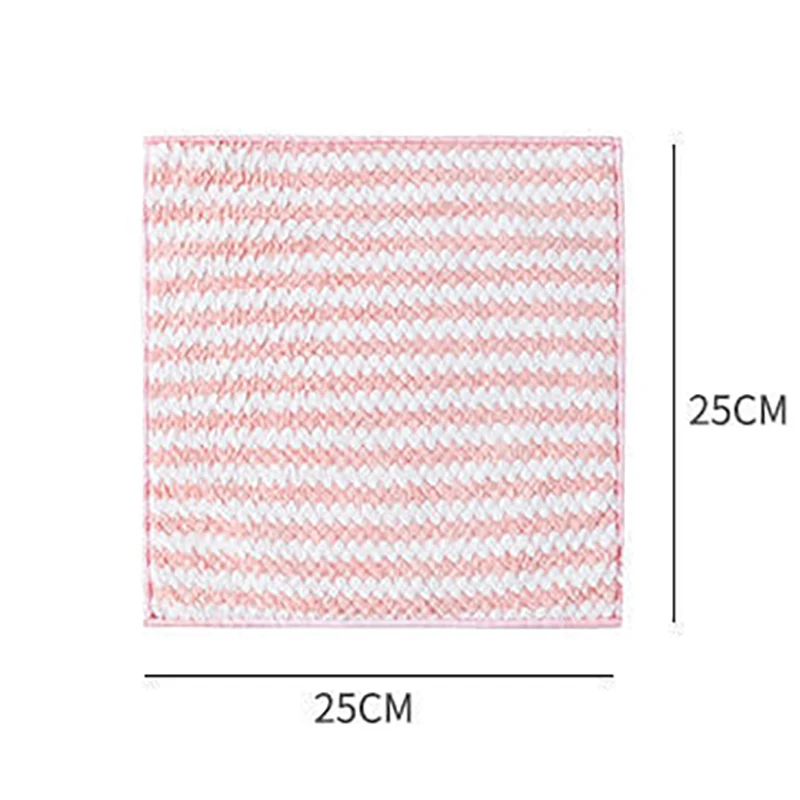 Microfiber Towel Absorbent Kitchen Cleaning Cloth Tableware Towel Oil Napkins Towel Dish Cleaning Household Rags