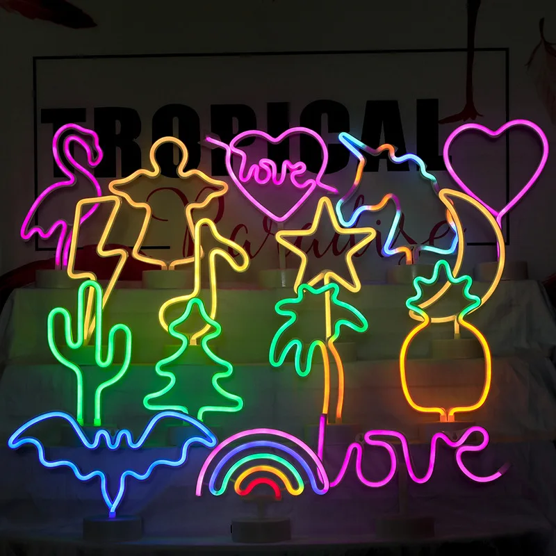 Led Neon Light Sign Custom Made Neon Light Signs Personalized Neon Light Signs