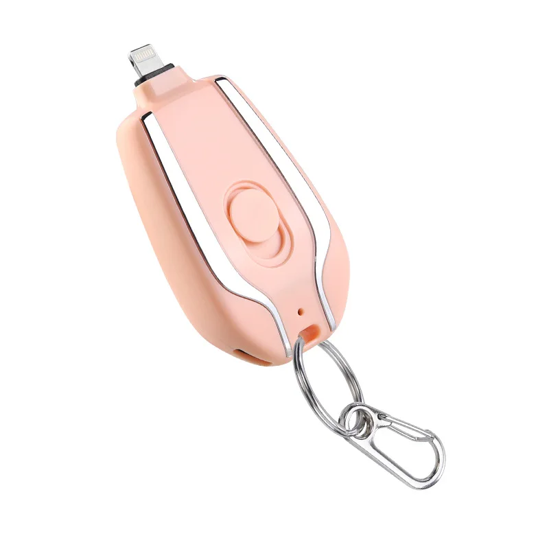 2023 Popular products portable new power pod 1500mah mini key chain emergency power bank portable emergency  power bank