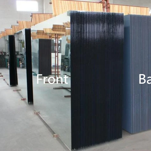 Cheap large silver mirror glass sheet wall mirror 3mm 4mm5mm mirror glass