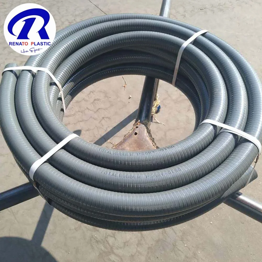 4 Inch Suction Hose Pipe PVC Reinforced Flexible Helix Suction Hose