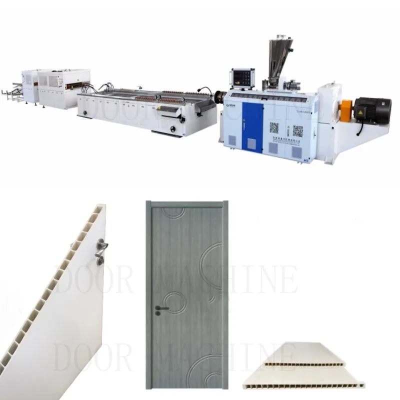 Plastic pvc door board extruder making machine pvc wpc door frame and window production line machine
