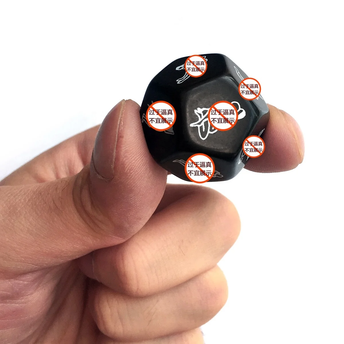 12 Sides Acrylic Funny Erotic Dice Sexy Dice Sex Dice Adult Game