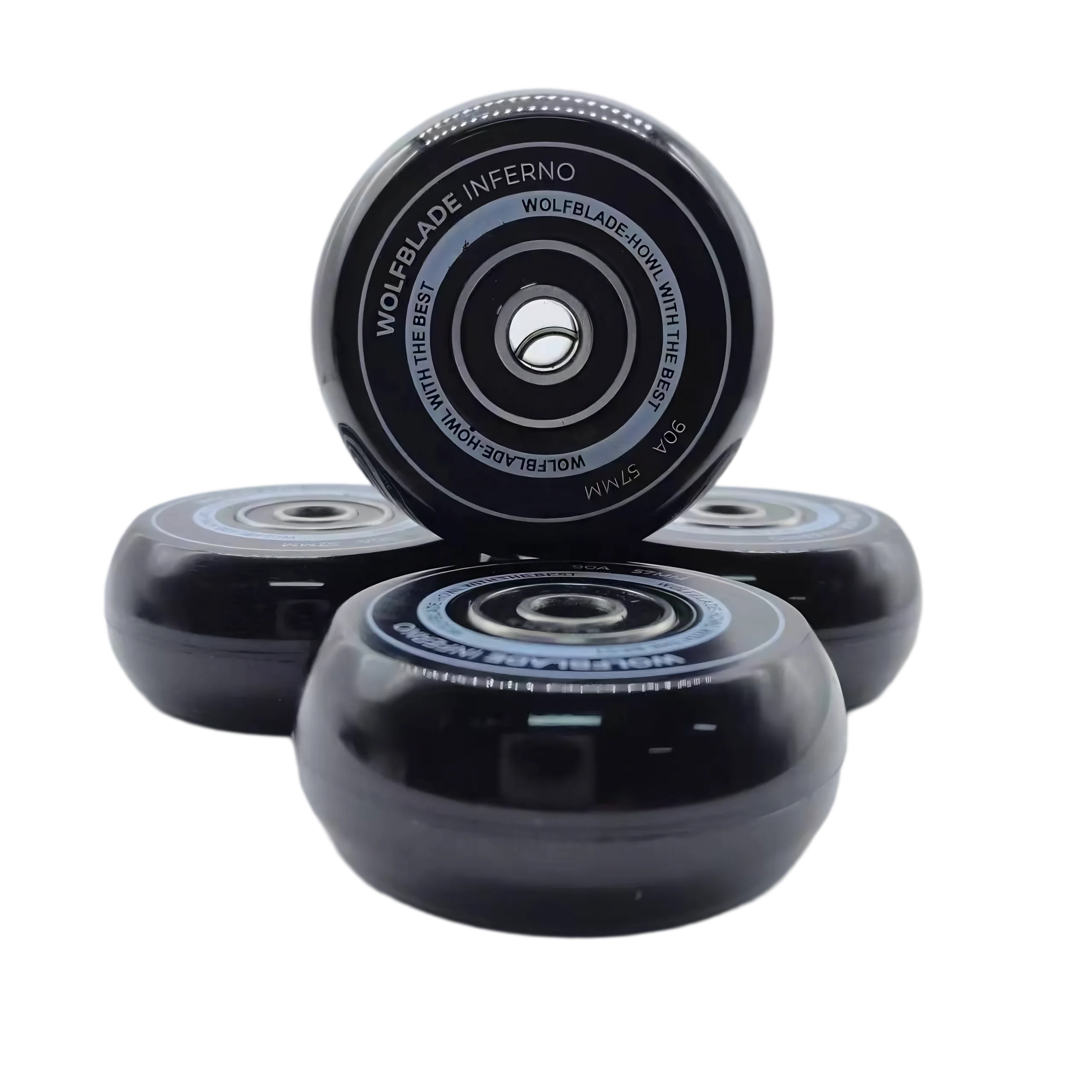 YSMLE Agresif Paten Tekeri Ruedas De Skate Rueda Patines En Linea Inline Roller Aggressive Skates Wheels 57mm 90A