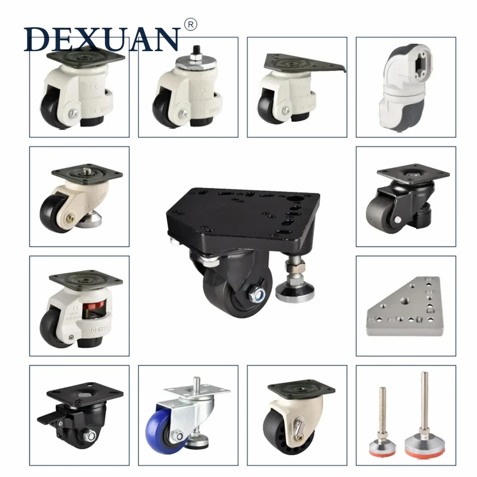 trolley caster wheel industrial castors with brake,castors medial bed double wheels 5 inch,chair castor wheel