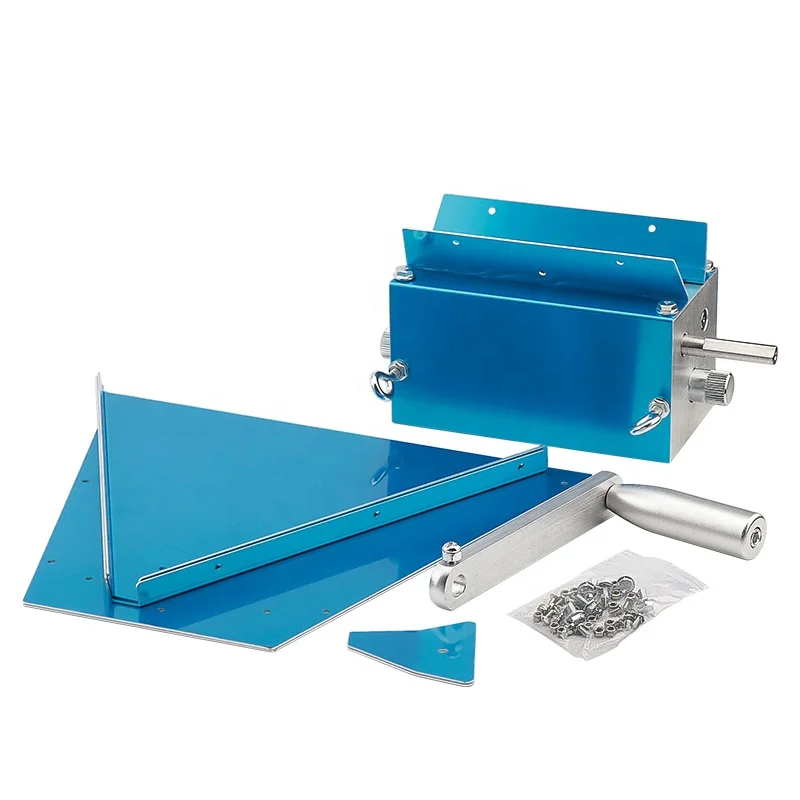 Stainless Steel 3-Roller Malt Mill with Metal Base Powerful Barley Grain Malt Mill Crusher for Home Beer Brewing