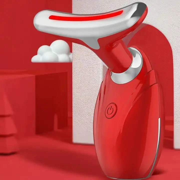 New 7-in-1 Neck Tightening Device EMS Intense Pulsed Light Neck Lifting Massage Device And Face Wrinkles Reducing Beauty Instrum