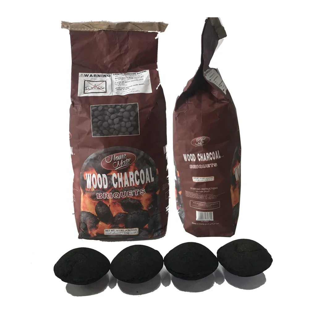 YKS outdoor use smokeless coal wood charcoal briquettes for bbq