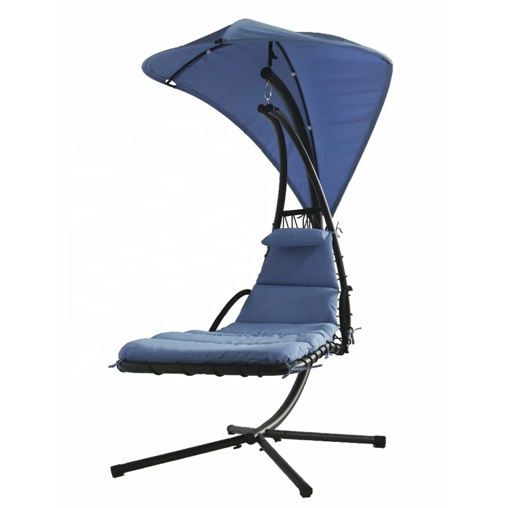 
Modern Outdoor Lounge Adult Swing Seat Teslin Swing Chair Metal Porch Garden Swings with Canopy 