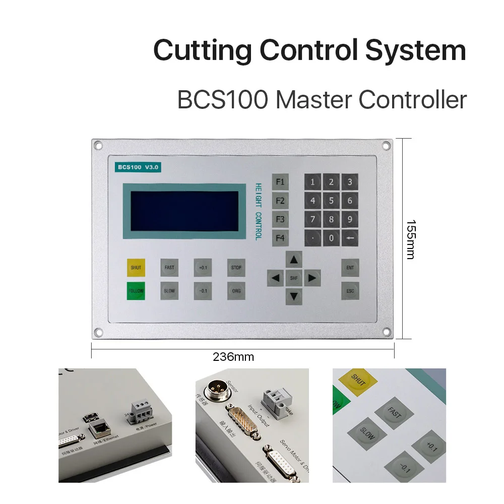 Friendness Laser Control System FSCUT2000 for Fiber Laser Cutting Machine with THC