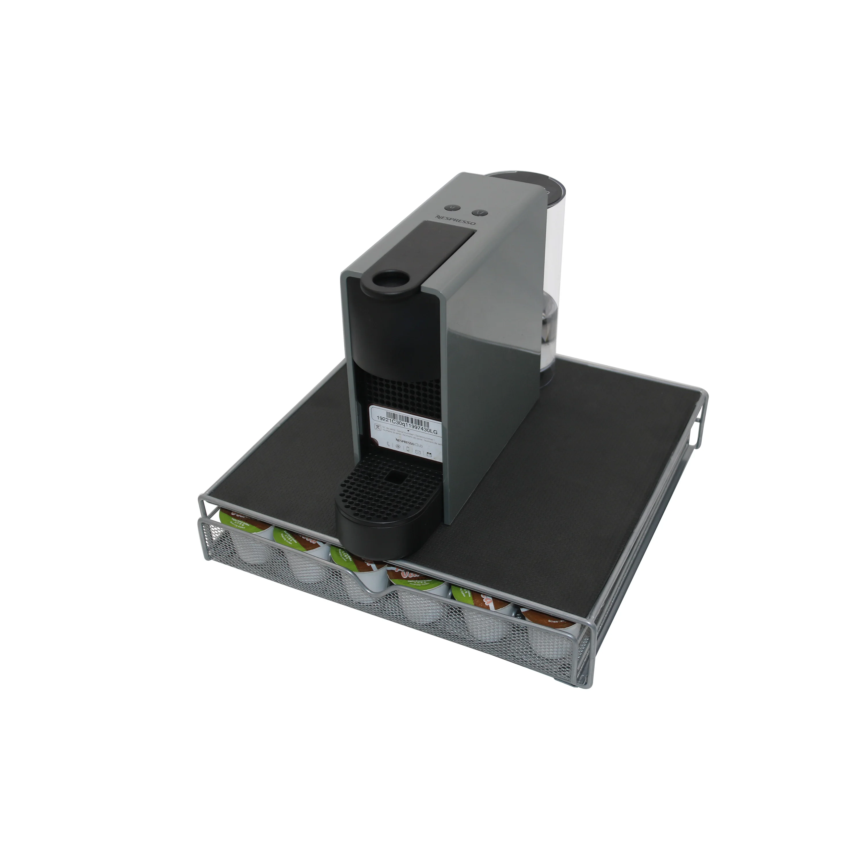 Hot Selling Kitchen Organizer 36pcs Metal Organizer K-cup Coffee Pod Storage Drawer Coffee Capsule Holder