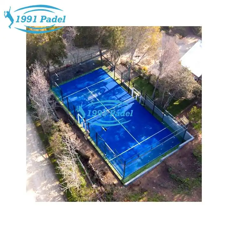 Custom Panoramic Cage Tennis Factory Paddle Outdoor Padel Club Tennis Padel Court