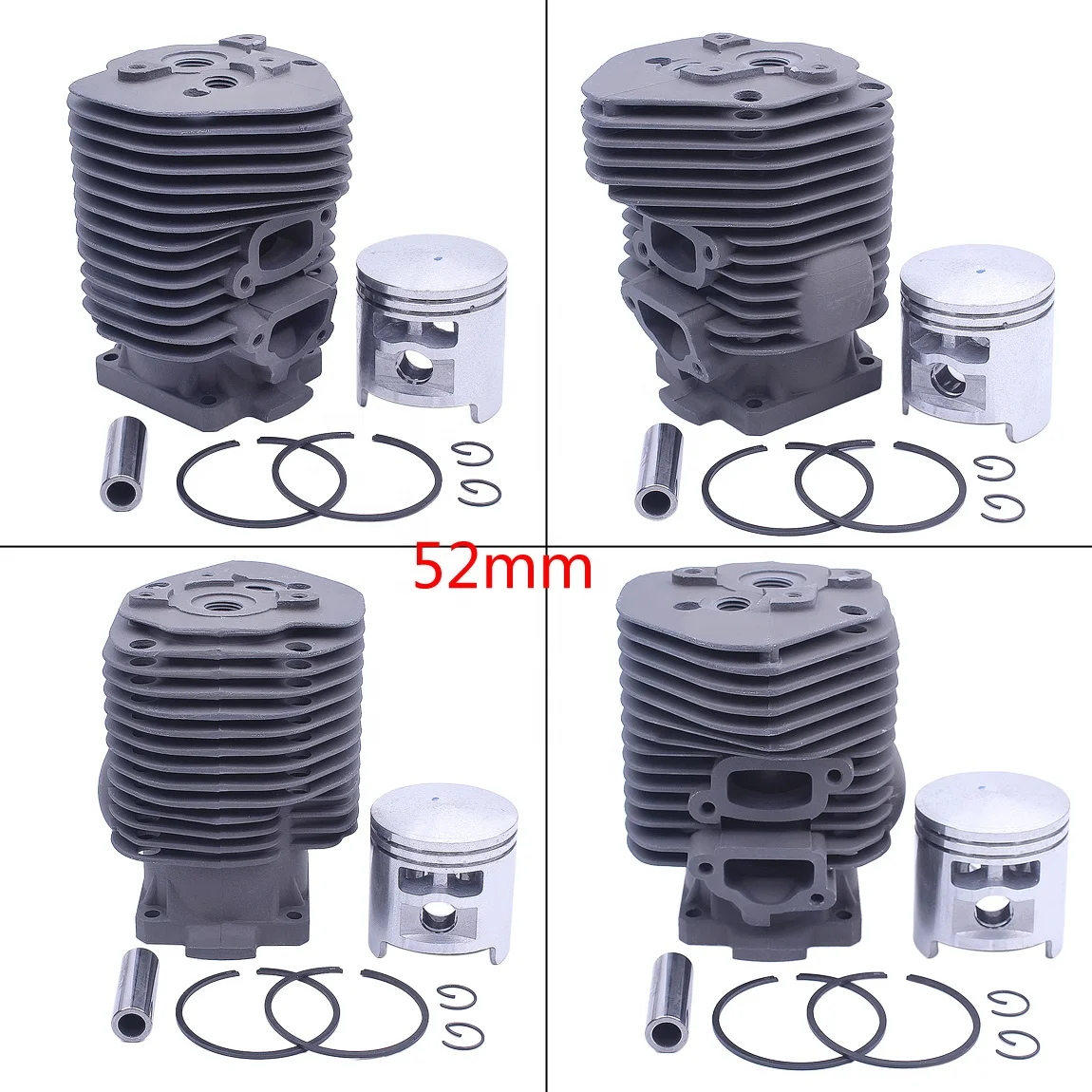 52mm Cylinder Piston Ring Kit Fits for Stihl 051 050 TS510 Chainsaw