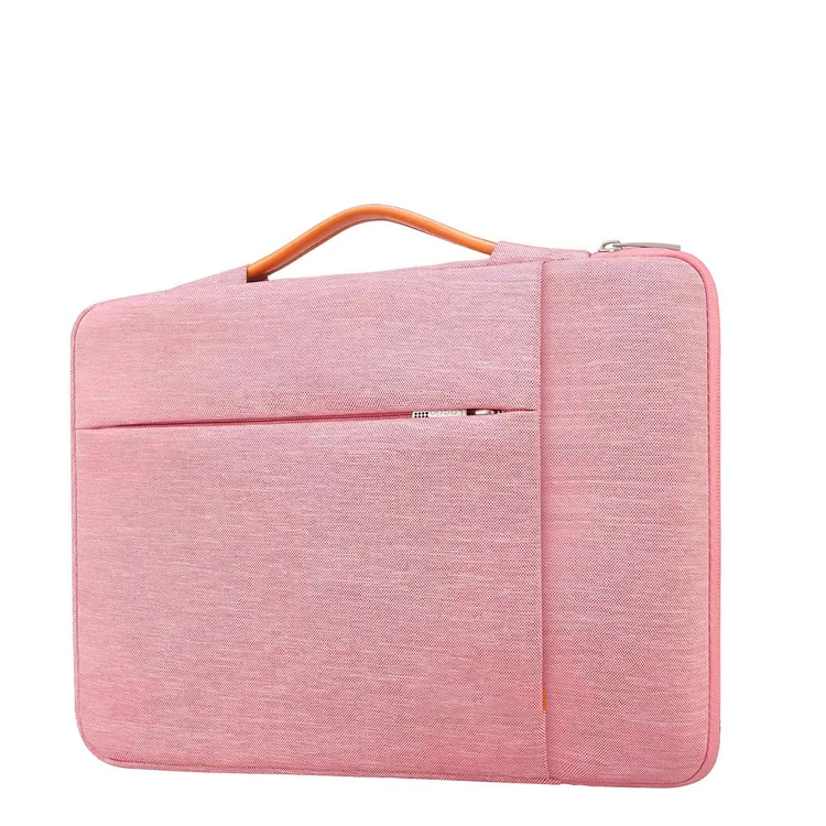 Pink Women Work School Use 15.6 Inch Protective Laptop Sleeve Case Waterproof Computer Customisable Laptop Bags