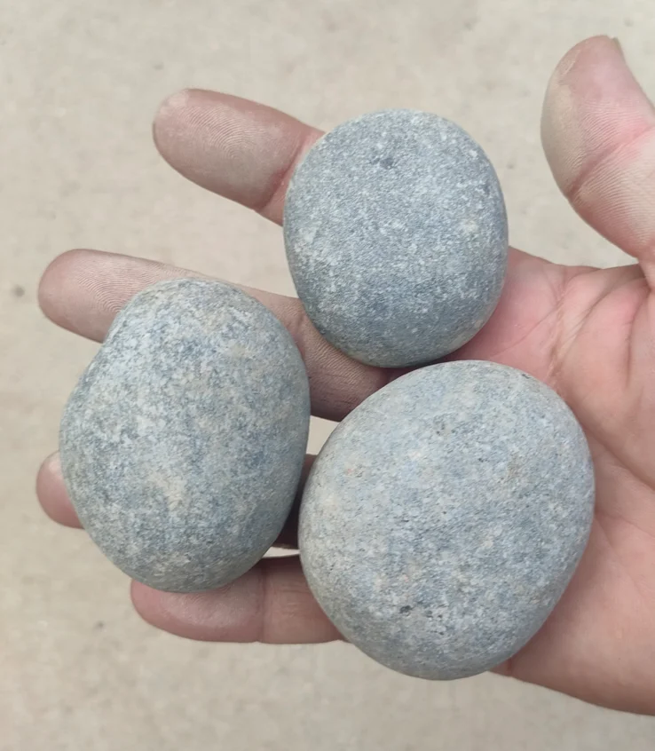 High quality natural river beach grey pebble and cobble stone exterior wall decorative pebble stone for Engineering