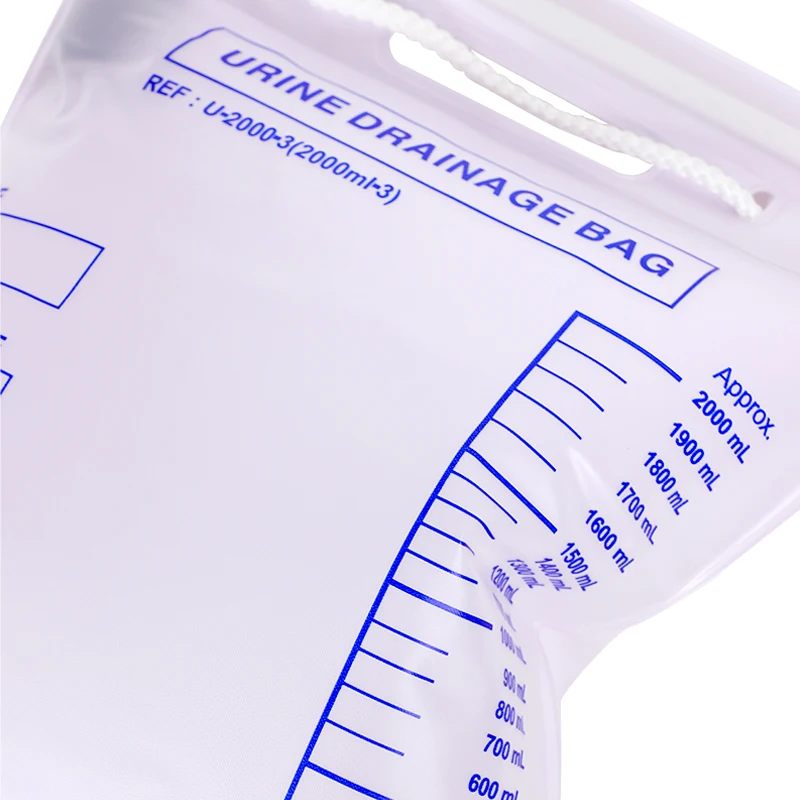 High quality disposable medical grade PVC sterile urine bag catheter urine drainage bag