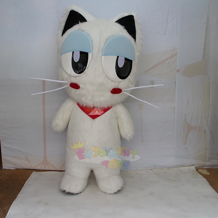 Inflatable Cat Cosplay Mascot Costume For Adult Halloween Christmas Party Carnival Funny Animal Suit