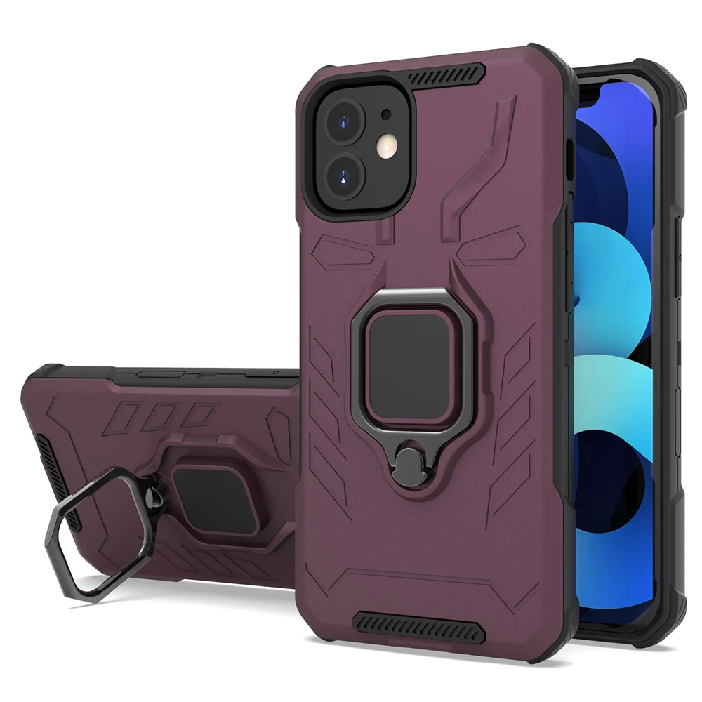 2020 Matte finish unique design 2 in 1 Metal cell phone case  for IPhone 11 12 mini Pro max 13
