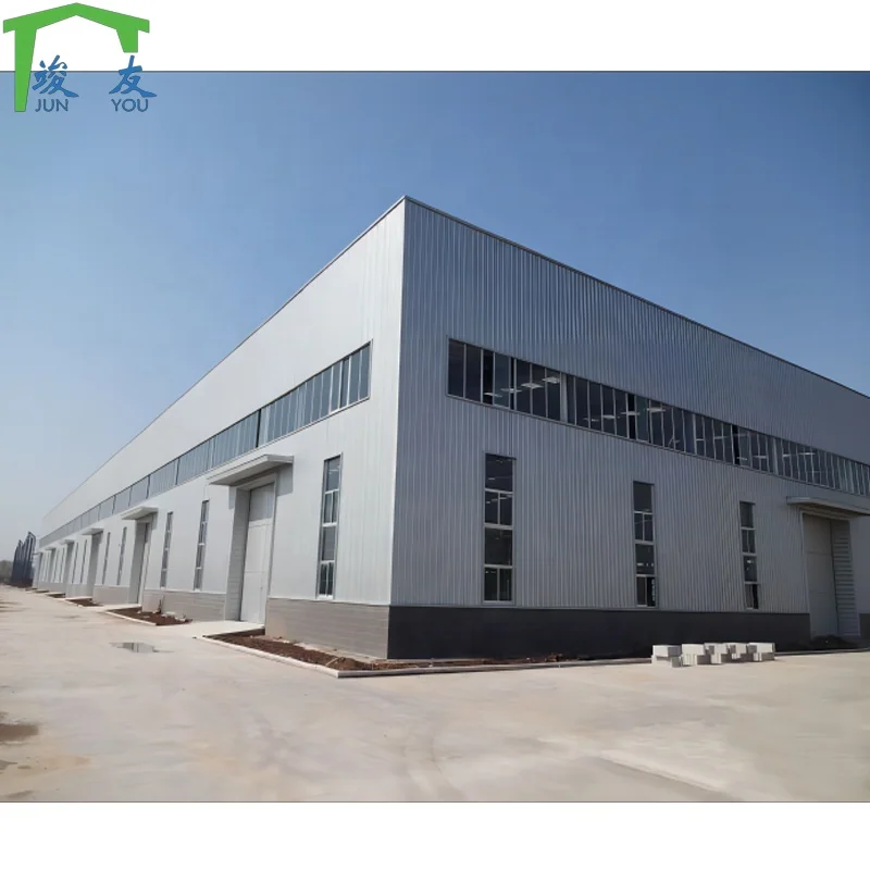 Wholesale Prefab Metal Frame Workshop Building Kits Commercial Prefabricated Steel Workshop