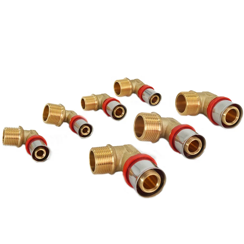 Wholesale Brass Pex Press Fitting Brass Coupling Pex Plumbing Fittings Pex Pipe Fittings
