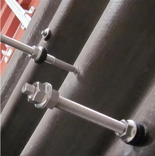 Solar Mounting Hanger Bolt M10 Stainless Steel 304 Double End Screw Hook Bolt for Solar Mounting System on Tin and Wooden Roof