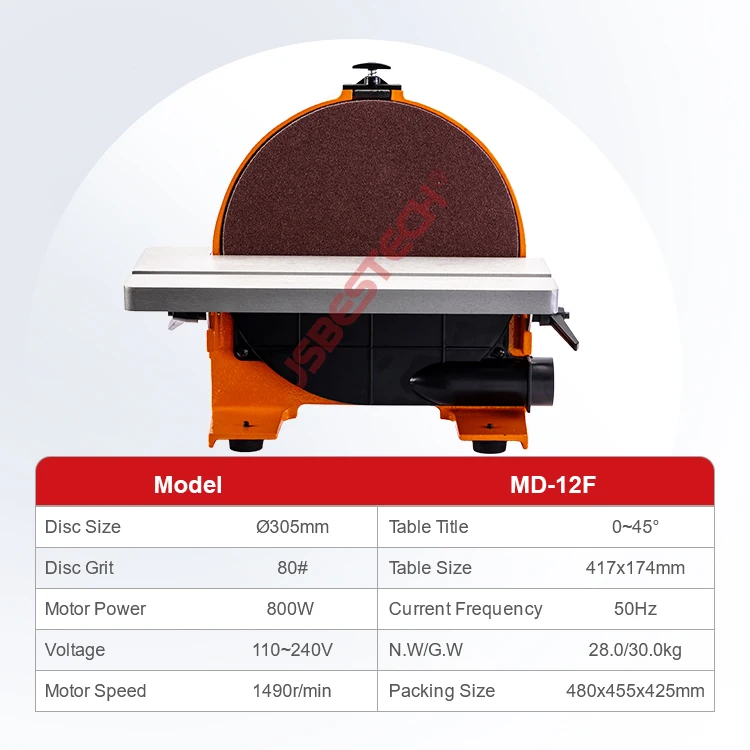 MD-12F машина для шлифовальной машины JSBESTECH