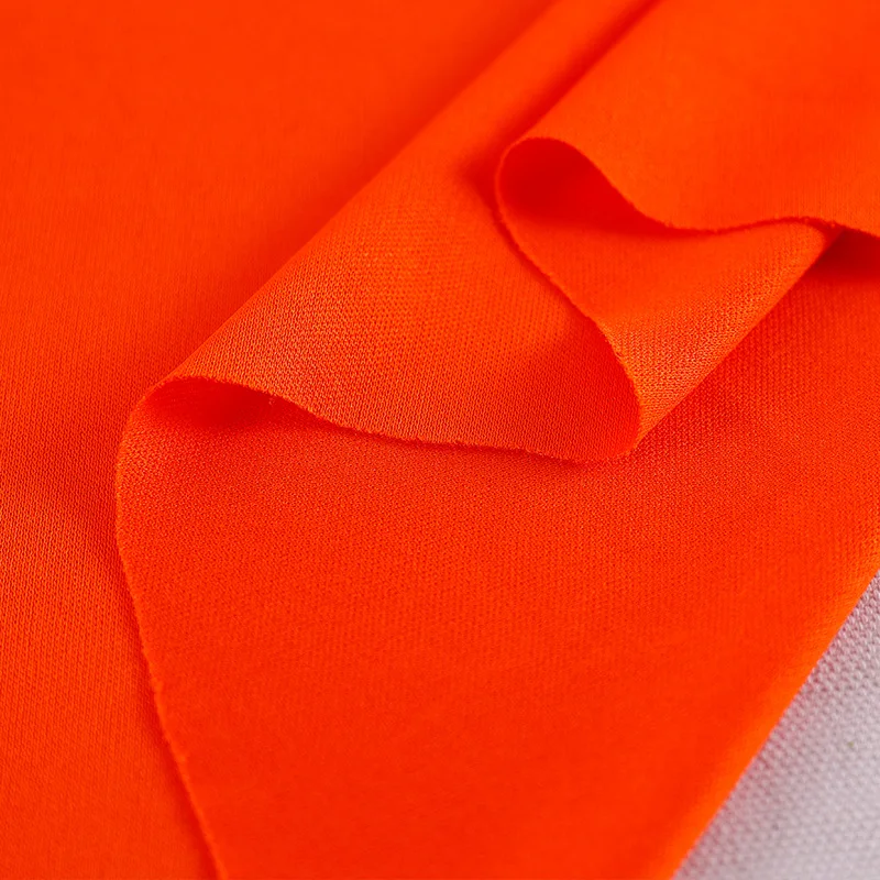 Shaoxing Textile Directly Manufacturer Professional Interlock Knitted Fabric Cheap Supplier 100% Polyester Interlock Fabric