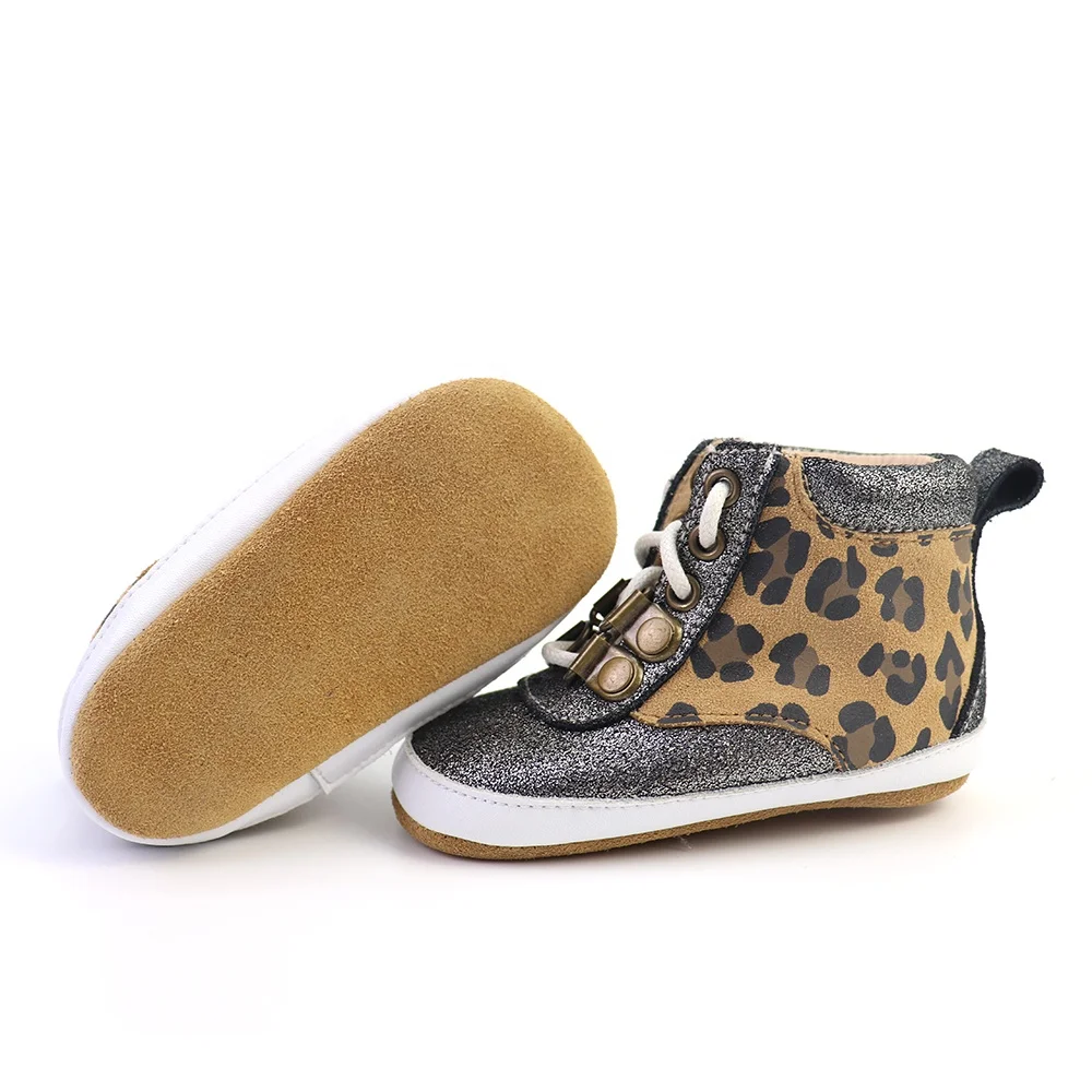 Wholesale Customize Girls Boys Fashion Boots Toddler Suede Leather Sute