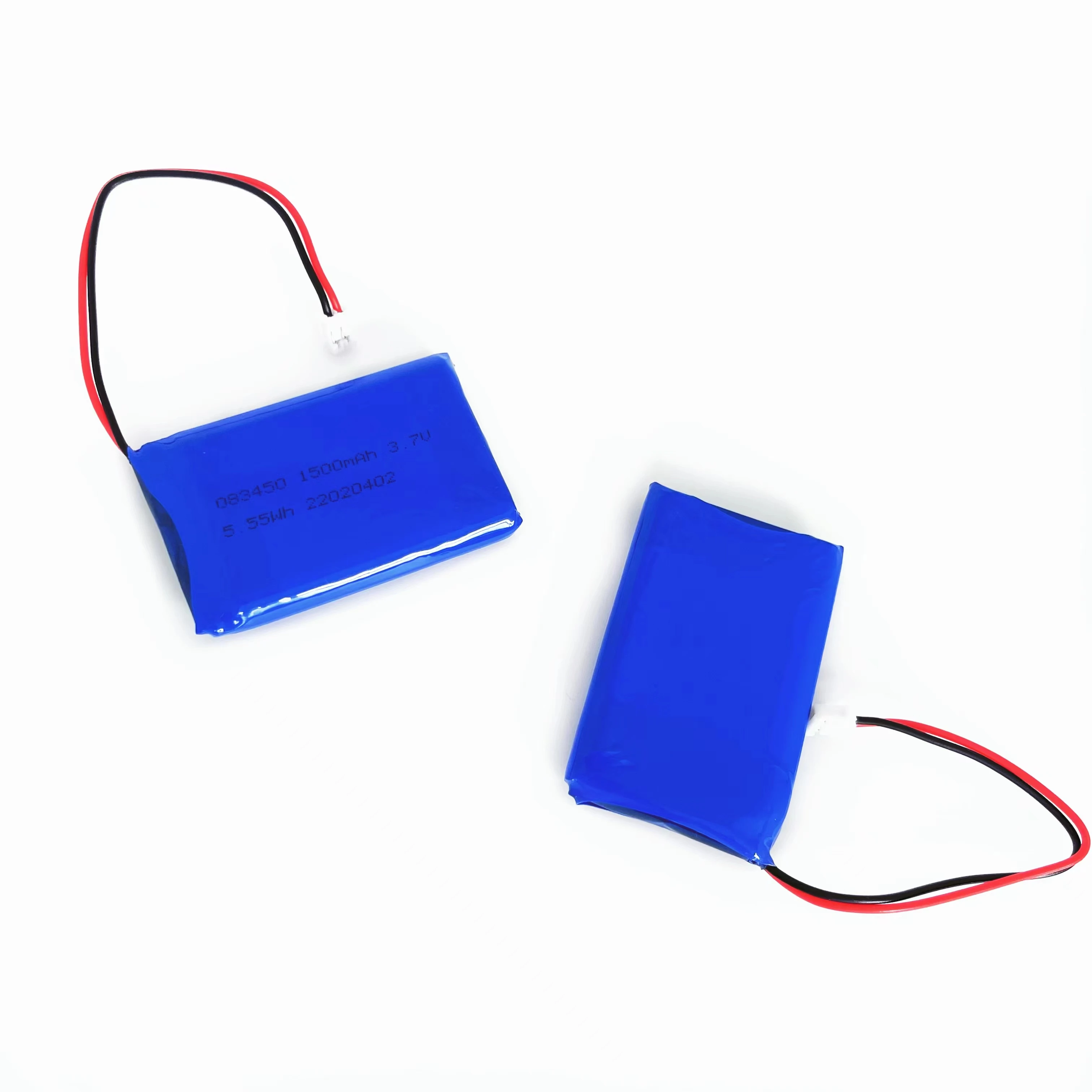 083450 3.7v 1500mah lithium ion polymer battery 803450 li-po pouch cell rechargeable battery pack with PVC for Power Tools