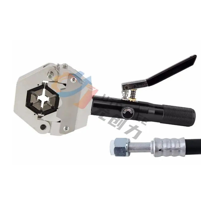 Hydraulic Crimping Tool Manual A/c Portable Pipe Crimping Machine Hand Car Air Conditioning Hose Press handheld tool