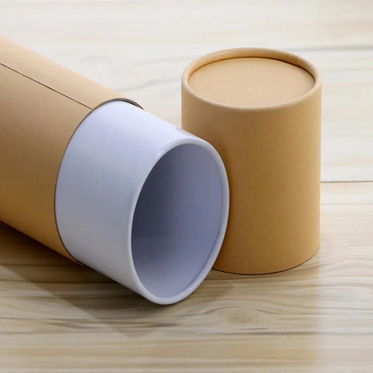 High quality simple fashion can still put perfume oil painting rod kraft paper cylinder packaging box