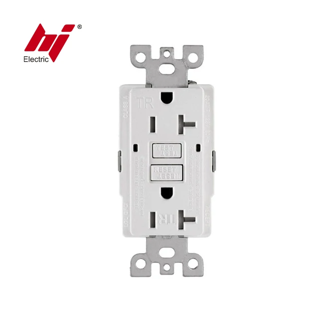  CUL UL 20 Amp TR GFCI настенная розетка с защитой от