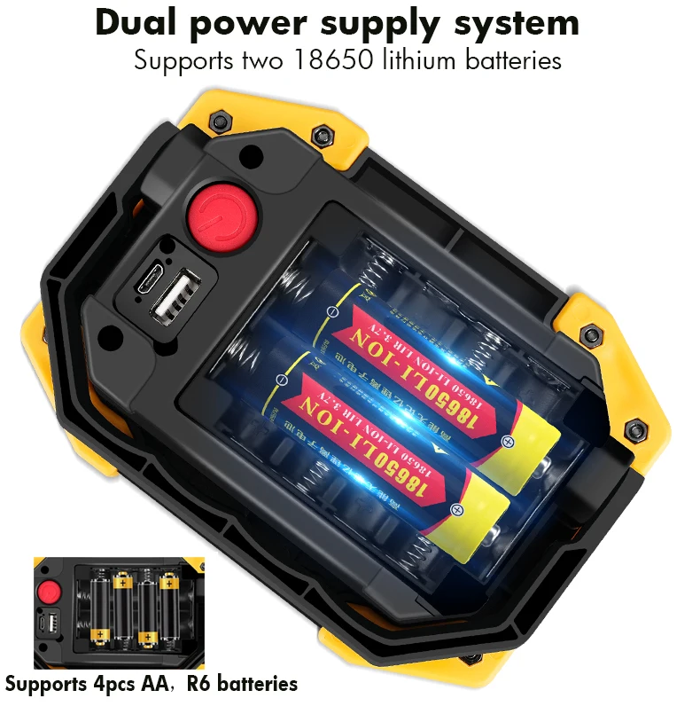 Factory hot sale rechargeable floodlight led 20w rechargeable flood light rechargeable led flood light Original and New