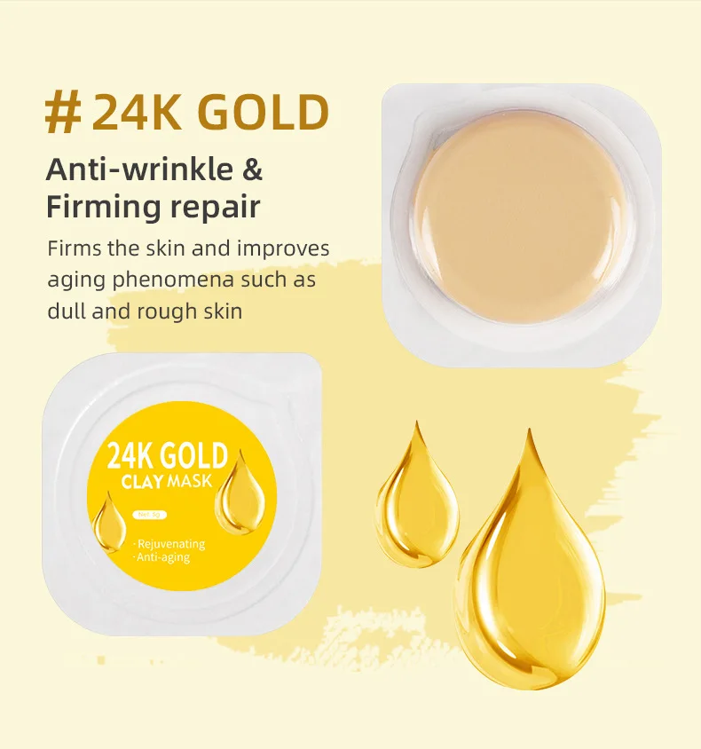 Best Selling Moisturizing Hydrating 10pcs Natural Plant Essential Oil to Remove Wrinkles Fruit Mask Mud