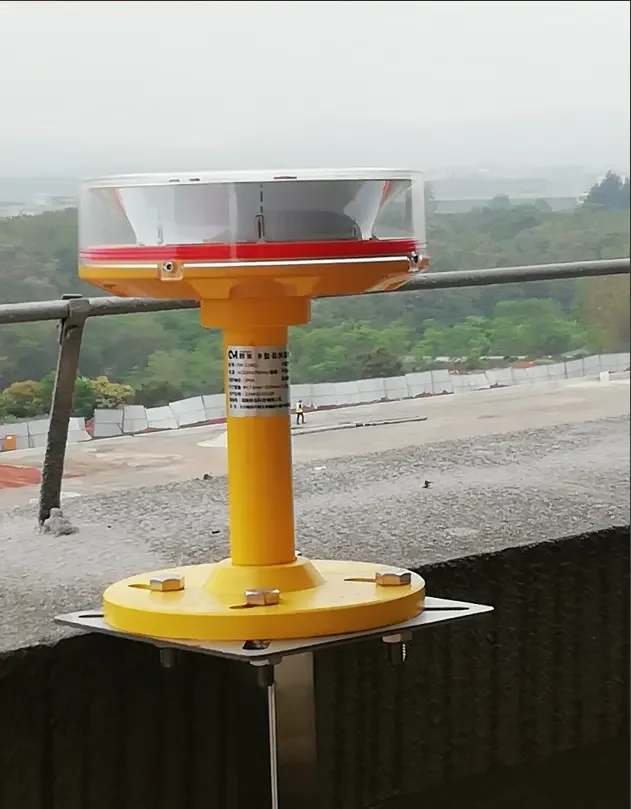 Fault relay Monitoring BMS aircraft warning light ICAO L810 Low Intensity omnidirectional 32cd red steady Obstruction Light