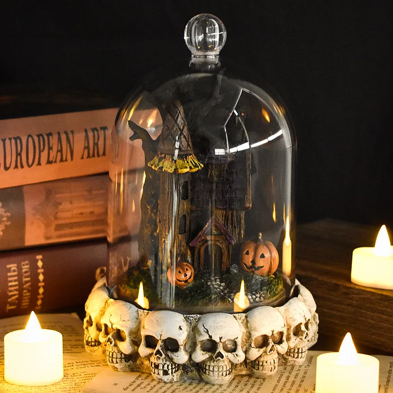 Hot Selling Custom Resin Crafts Figurines Glass Balls For Halloween Holiday Figurine Resin Crafts