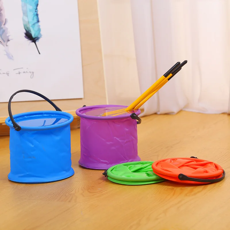 1.5L Plastic bucket painting with compartment brush washing hand bucket