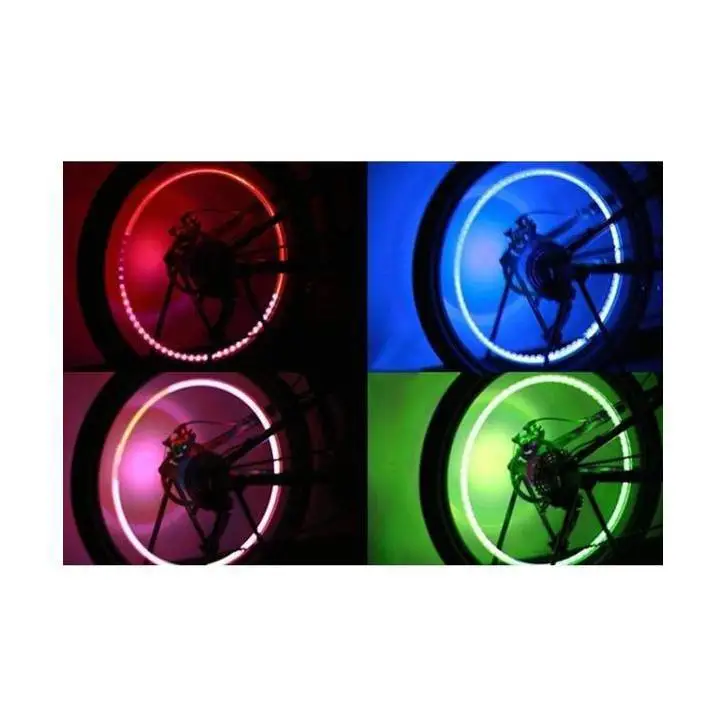 2/4 Pcs Car Wheel Led Light Tire Led Wheels Light Cars With Colorful Motorcycle Wheel Sensation Lights Car
