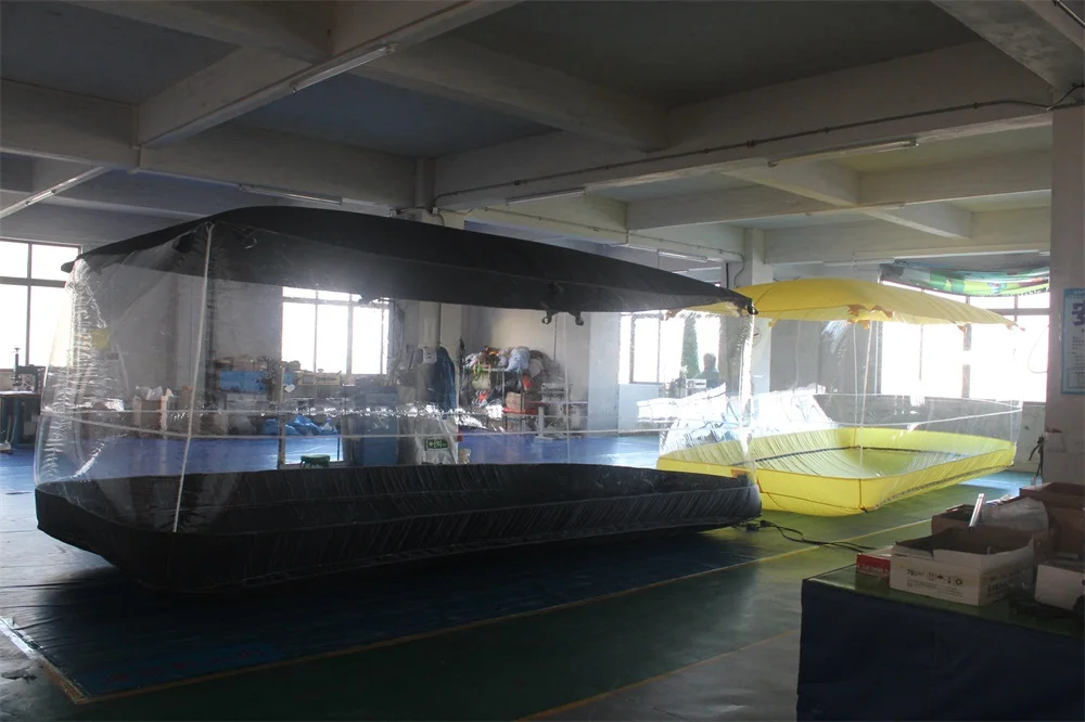 Transparent Outdoor Inflatable Car Cover Bubble Tent Garage