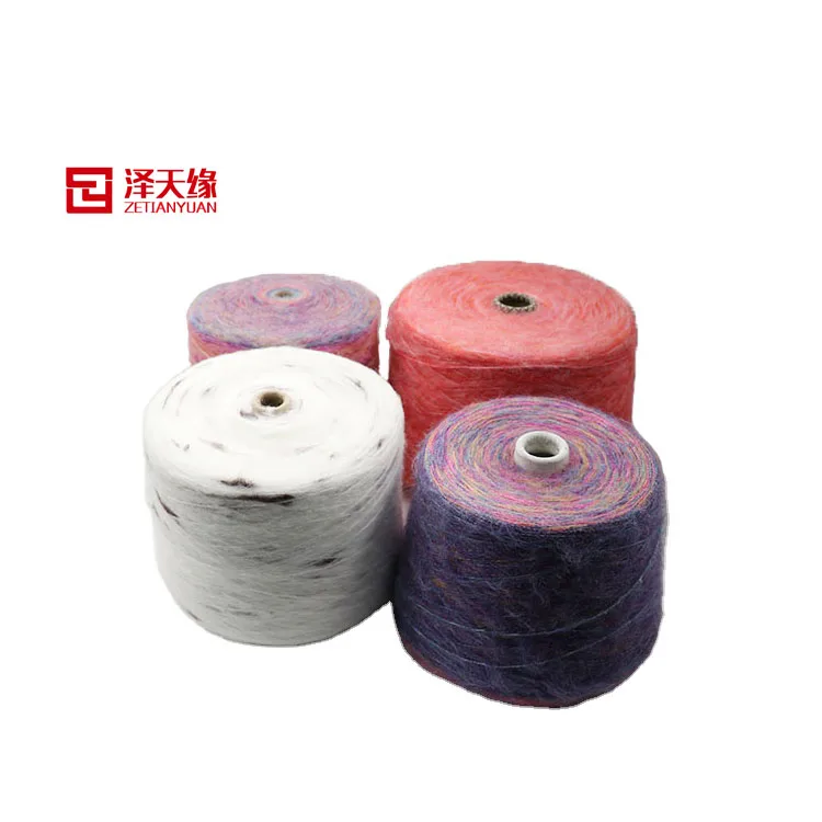 6S 52%Acrylic 16% Nylon 20%Polyester 8% wool 2%spx blended yarn spray fancy yarn for knitting