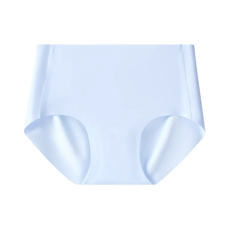 Factory direct Feeling Traceless Thin Mid Waist Breathable Ice Silk Underwear  Fitness for women
