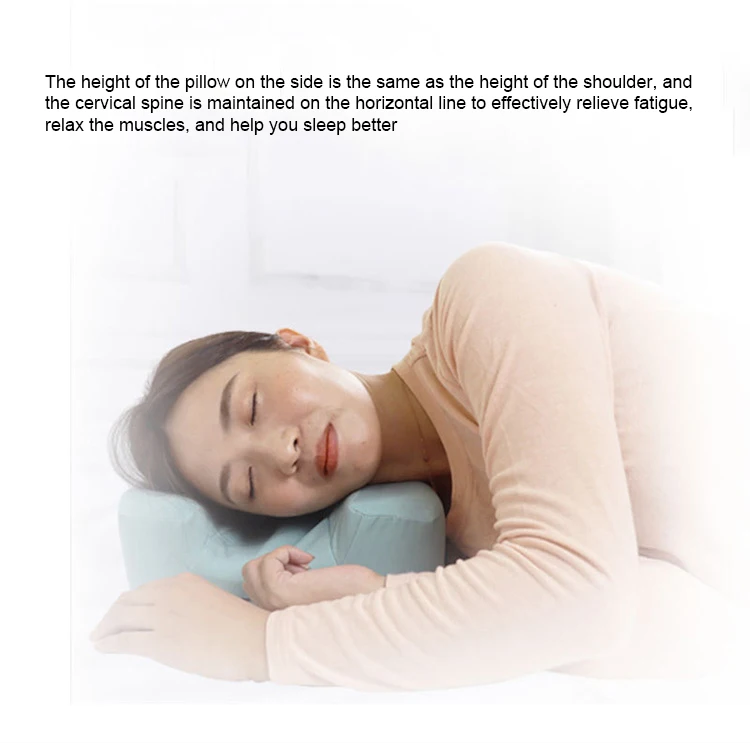 Sleeping Ergonomic Contour Memory Foam Pillow Neck Pain Relief Orthopedic Neck Pillow with Washable Cover