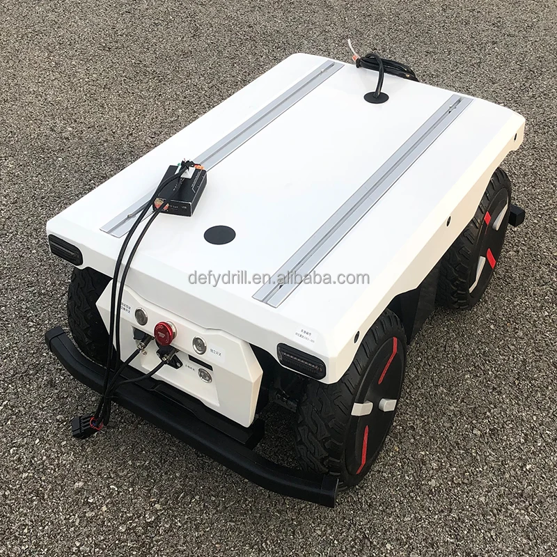 UGV-8 smart outdoor Driverless Food Delivery Robot unmanned UGV for logistics and vending vehicles