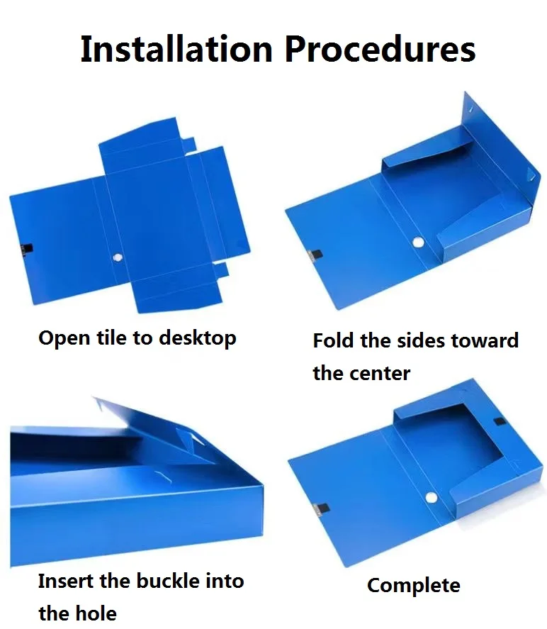 Wholesale Office Supplies Plastic File Folder File Folder A4 File Folder for Document