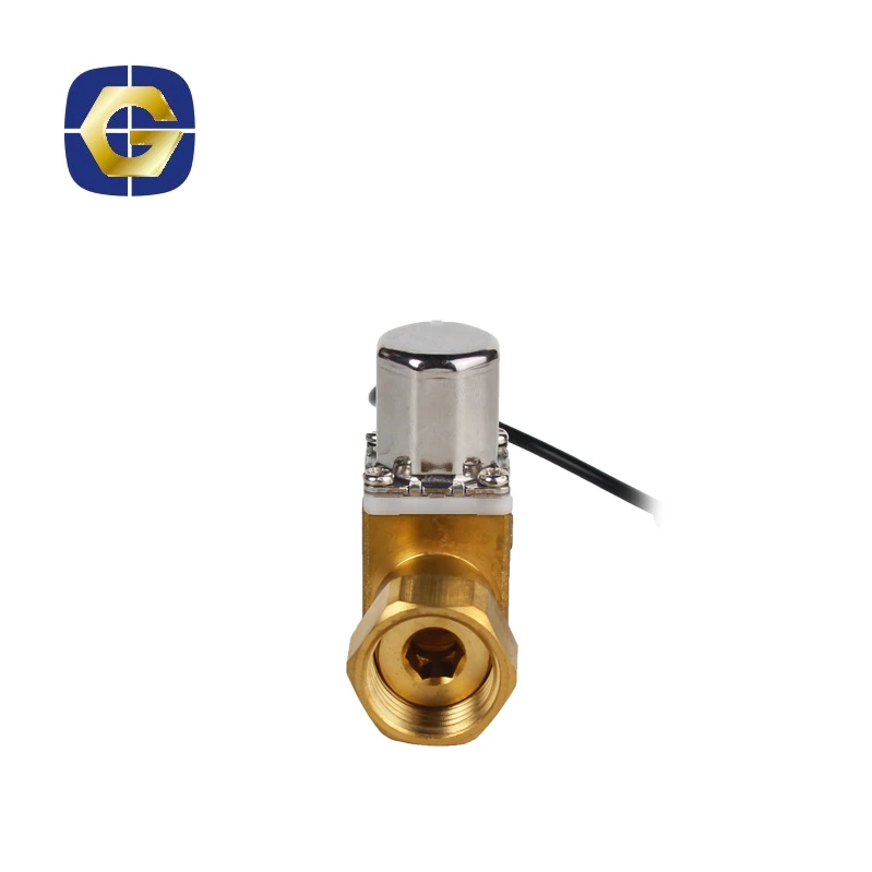 G1/2 DC Low Voltage Large Flow Electric Valve Infrared Induction Low Power Consumption Brass Solenoid Valve