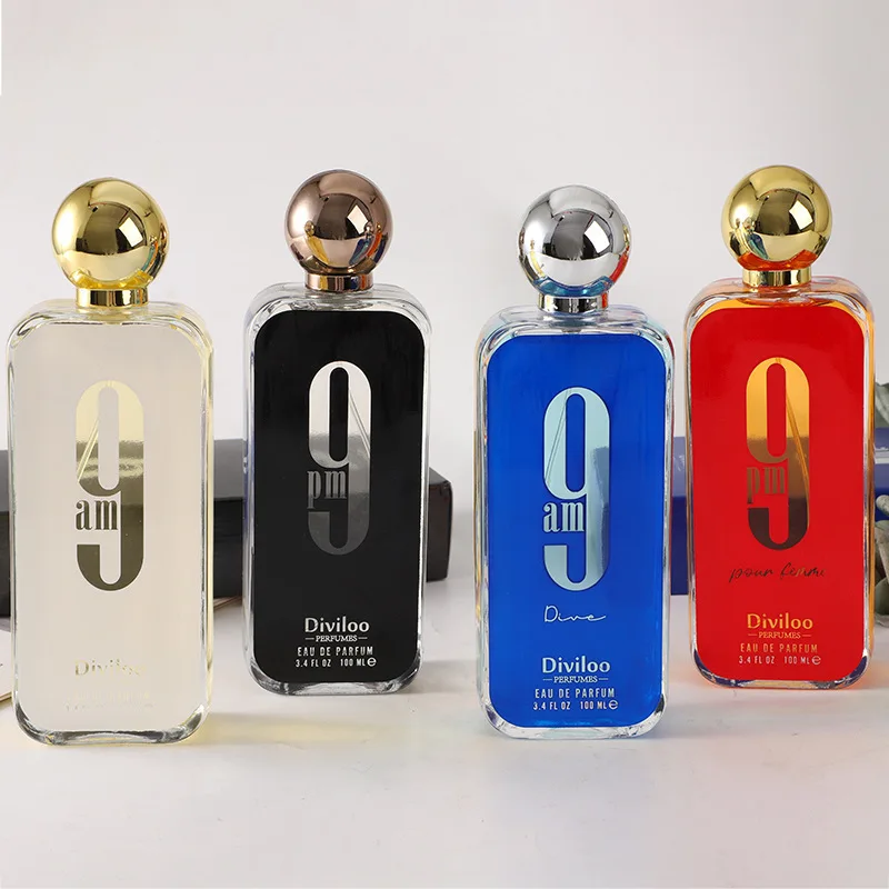 New Arrival 9 Series Brand Long lasting Light Aroma Strong Aroma 100ML  Perfume  Spray For Men Dating Life