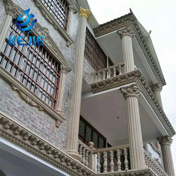 ABS Plastic Material Mold For Concrete Casting Square Roman Column Pillar Mold